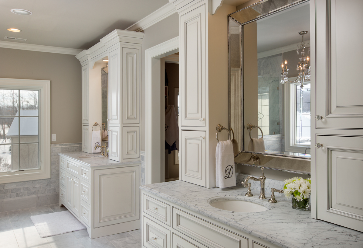 custom bathroom cabinetry