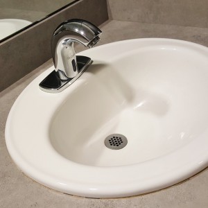 high-tech bathroom faucet