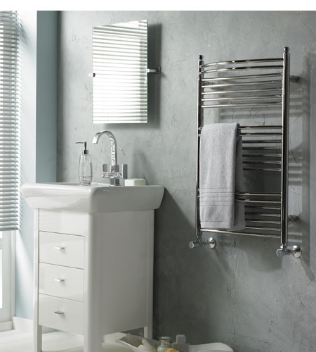 towel warmer and heated floor